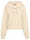 Le Sweatshirt Gros Grain Cotton Hoodie Light Beige - JACQUEMUS - BALAAN 2