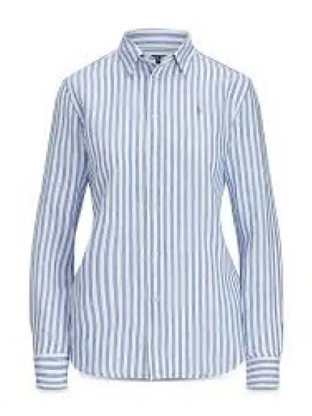 W relaxed fit striped linen shirt blue 1236408 - POLO RALPH LAUREN - BALAAN 1