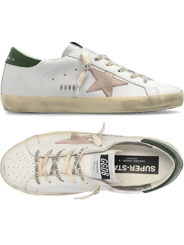 Superstar Dark Green Top Low Top Sneakers White - GOLDEN GOOSE - BALAAN 2