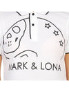 Golf New Skull Selen MLW 3A AP01 WHITE Women s Collar Short Sleeve T Shirt Regular Fit - MARK & LONA - BALAAN 10