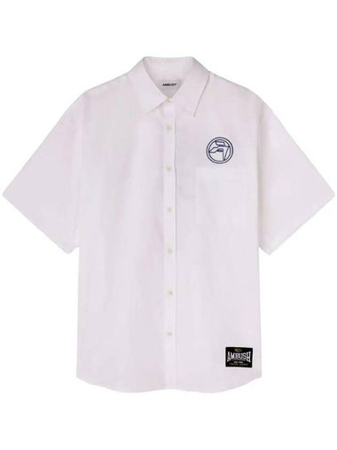 logo embroidery shirt BMGG001S24FAB0010145 - AMBUSH - BALAAN 1