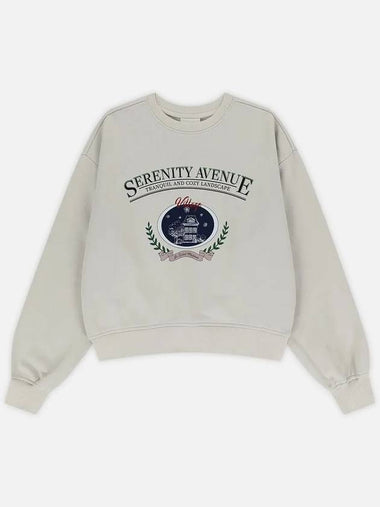 Brushed Options Serenity Haven Graphic Sweat Shirts GREIGE - LE SOLEIL MATINEE - BALAAN 1