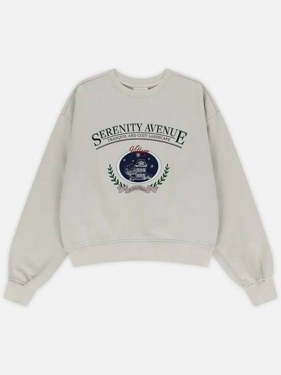 Serenity Haven Graphic Sweatshirt Greige - LE SOLEIL MATINEE - BALAAN 2