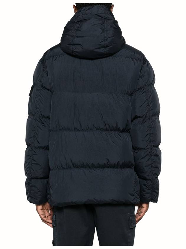 Crinkle Reps Re-Nylon Down Padding Navy - STONE ISLAND - BALAAN 4