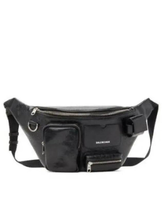 fanny pack belt bag black - BALENCIAGA - BALAAN 2