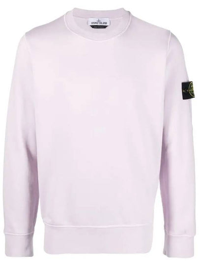 Wappen Patch Crew Neck Sweatshirt Pink Quartz - STONE ISLAND - BALAAN 2