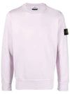 Wappen Patch Crew Neck Sweatshirt Pink Quartz - STONE ISLAND - BALAAN 3