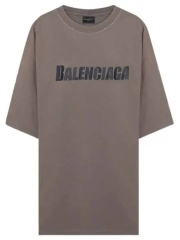 boxy fit t shirt short sleeve - BALENCIAGA - BALAAN 1