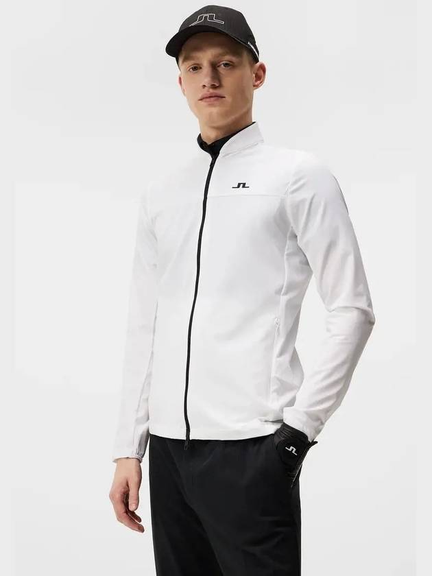 Men's Jeff Hybrid Jacket White GMOW07631 0000 WHITE - J.LINDEBERG - BALAAN 5