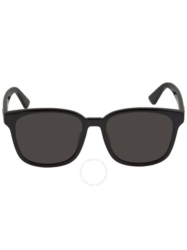 Eyewear Asian Fit Square Sunglasses Black Grey - GUCCI - BALAAN 2