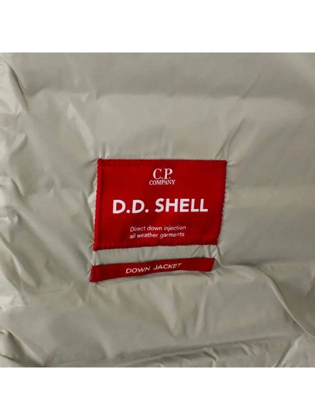 D.D. Shell Goggles Down Vest Beige - CP COMPANY - BALAAN 7