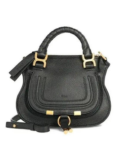 Marcie Mini Double Carry Tote Bag Black - CHLOE - BALAAN 2