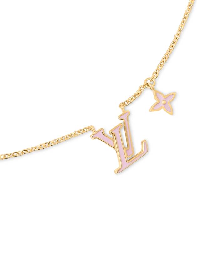 LV Iconic Enamel Necklace Gold - LOUIS VUITTON - BALAAN 2