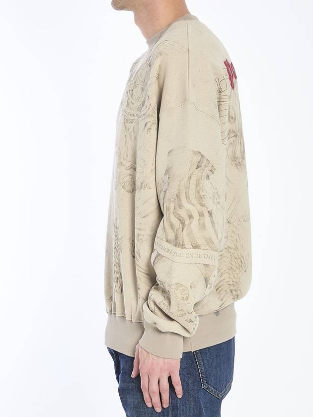 Pencil All Over sweatshirt - PALM ANGELS - BALAAN 3