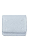 Embroidery Logo Chain Cald Wallet Blue - MAISON MARGIELA - BALAAN 2