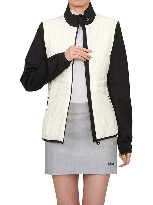 Women's Holma Quilt Hybrid Jacket Whisper White - J.LINDEBERG - BALAAN 6