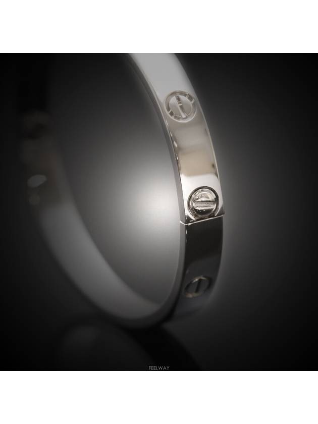 Daejeon Used Luxury Goods Love Bracelet Classic Model 18K White Gold No 16 - CARTIER - BALAAN 5