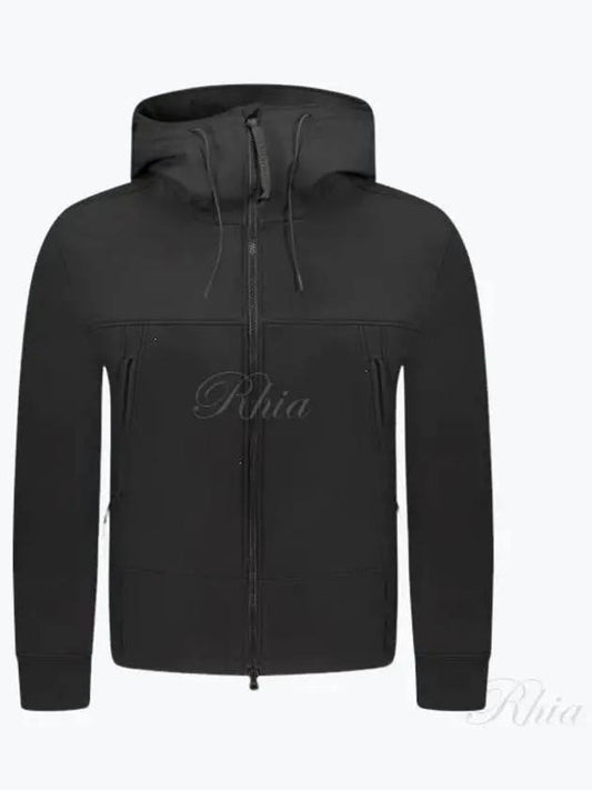 Shell-R Hooded Jacket Black - CP COMPANY - BALAAN 2