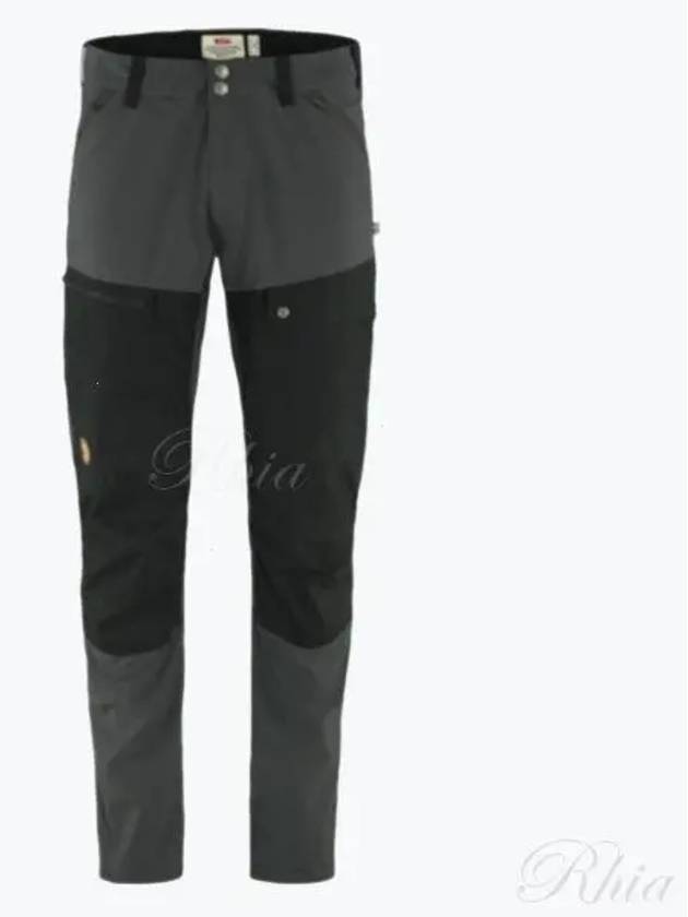 Men's Regular Abisko Midsummer Track Pants Dark Grey Black - FJALL RAVEN - BALAAN 2