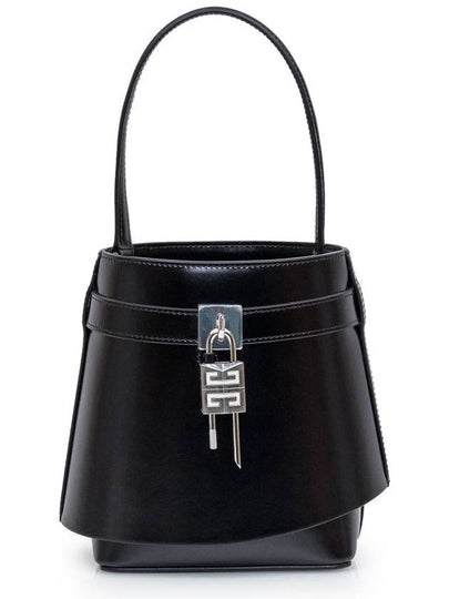 Shark Rock Leather Bucket Bag Black - GIVENCHY - BALAAN 2