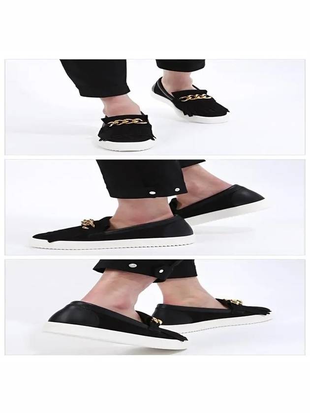 RM7048 NERO Gold Chain SlipOns - GIUSEPPE ZANOTTI - BALAAN 2