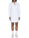 RWB Cotton Shirt Dress White - THOM BROWNE - BALAAN 3