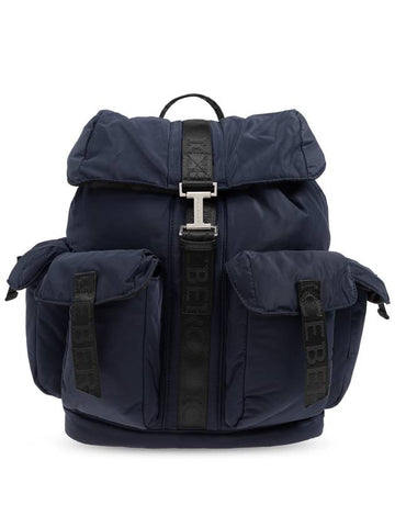 Iceberg Backpack With Logo, Men's, Navy Blue - ICEBERG - BALAAN 1