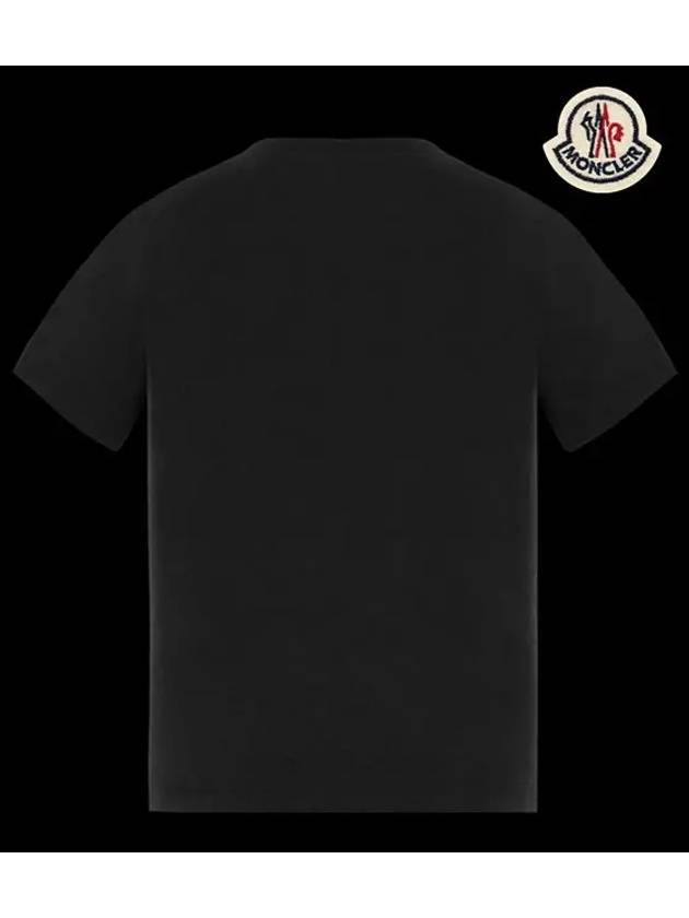 Kids Short Sleeve T Shirt Black 8C00033 83907 999 8Y 10Y - MONCLER - BALAAN 3