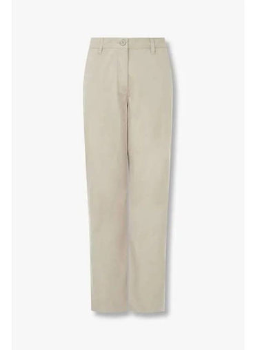 Women s Easy Cotton Regular Pants Beige - ARMANI EXCHANGE - BALAAN 1