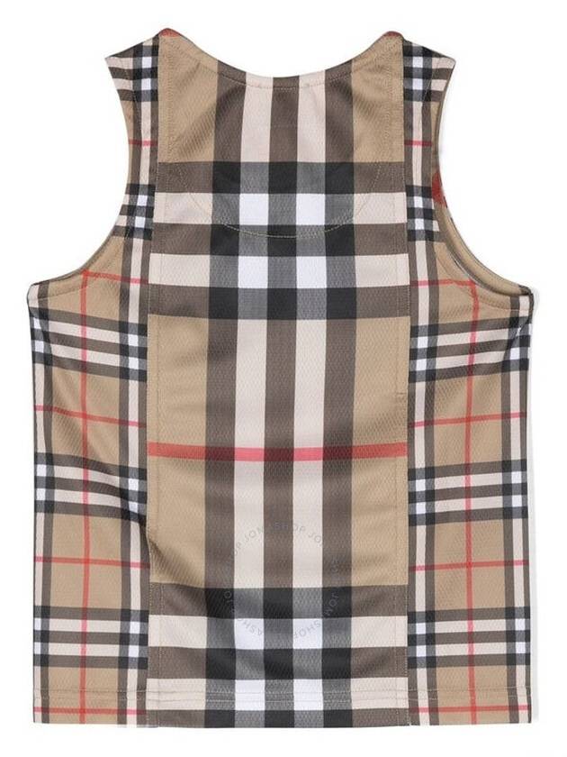 Kids Vintage Check Sleeveless Beige - BURBERRY - BALAAN 3