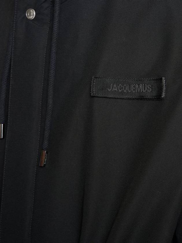 La Marrone Hooded Parka Black - JACQUEMUS - BALAAN 4