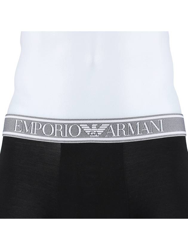 Logo Band Boxer Briefs Black - EMPORIO ARMANI - BALAAN 6