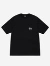 Basic Short Sleeve T-Shirt  Black - STUSSY - BALAAN 4