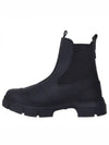 Women's Rubber City Chelsea Boots Black - GANNI - BALAAN 2