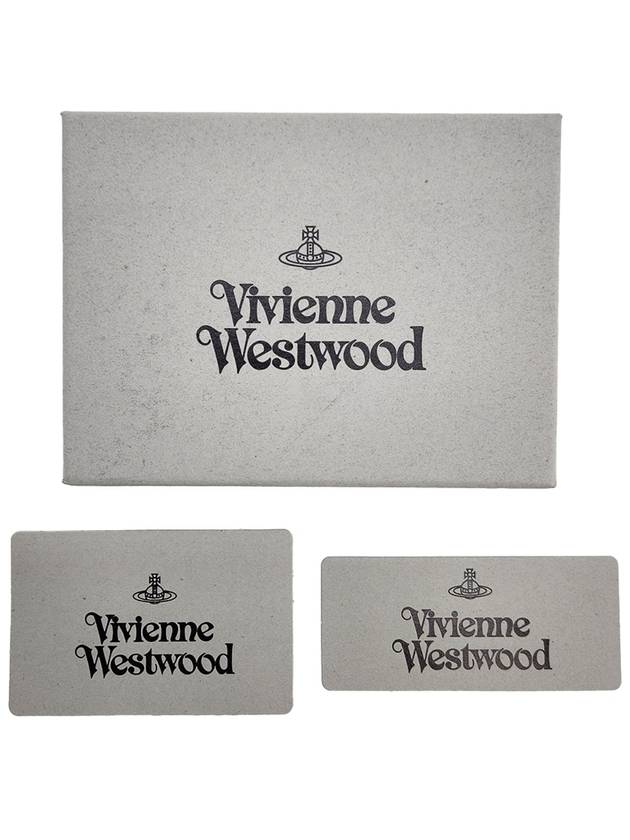 Logo Plaque Card Wallet Black - VIVIENNE WESTWOOD - BALAAN 7