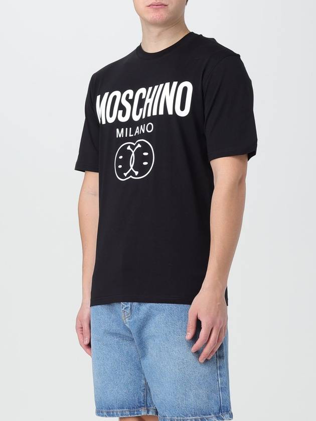 T-shirt Moschino Couture a girocollo in cotone - MOSCHINO - BALAAN 3