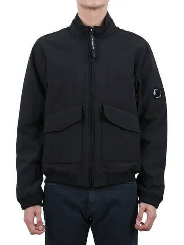 Shell-R Bomber Jacket Black - CP COMPANY - BALAAN 2