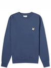 Fox Head Patch Regular Sweatshirt Midnight Blue - MAISON KITSUNE - BALAAN 2