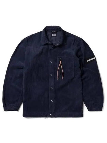 U corduroy overshirt navy OVER SHIRT - ARIES - BALAAN 1