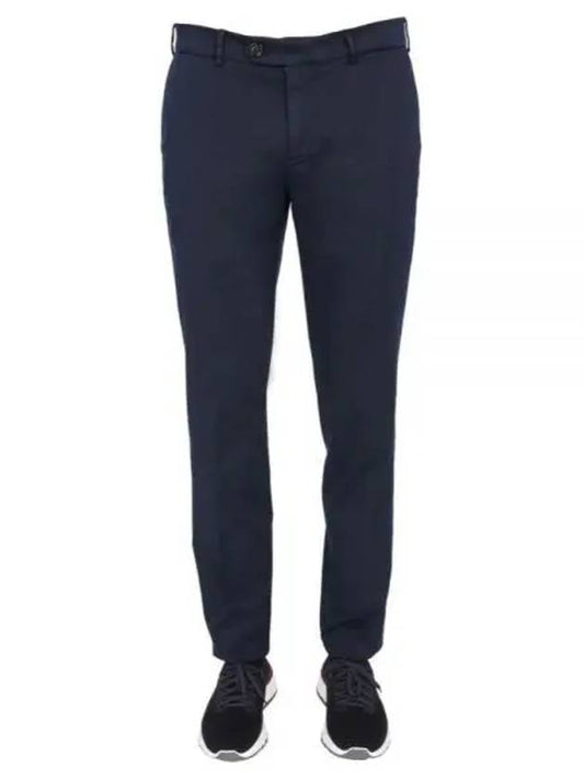 Gabardine Dry Straight Pants Navy - BRUNELLO CUCINELLI - BALAAN 2