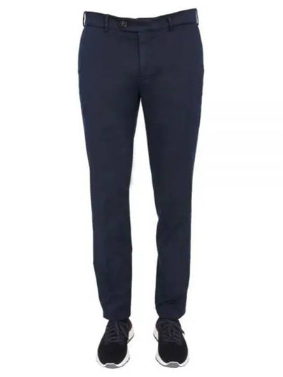 Tapered Chino Cotton Straight Pants Navy - BRUNELLO CUCINELLI - BALAAN 2