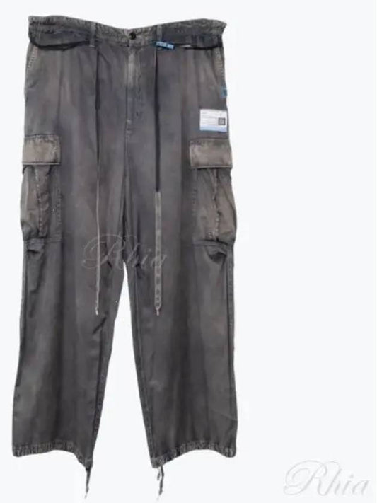 A11PT042 Gray Big Cargo Pants - MIHARA YASUHIRO - BALAAN 1