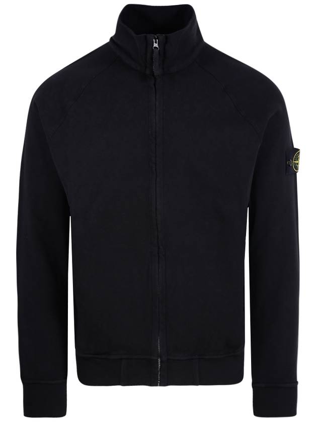 Garment Dyed OLD Treatment Zip Up Jacket Black - STONE ISLAND - BALAAN 2