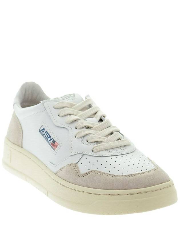 Medalist Suede Low Top Sneakers White - AUTRY - BALAAN 3