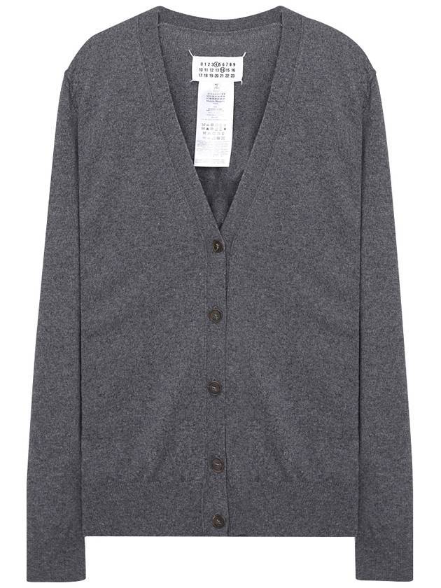 Eco Cashmere Loose Fit Cardigan Grey - MAISON MARGIELA - BALAAN 1