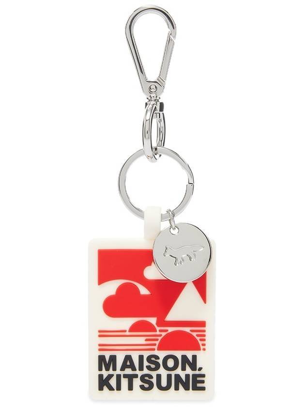 Anthony Burrill Key Holder White Red - MAISON KITSUNE - BALAAN.