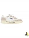 Men's Medalist Leather Low Top Sneakers Sand - AUTRY - BALAAN 2