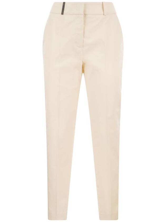 Stretch Cotton Trousers - PESERICO - BALAAN 1