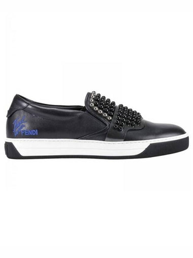 Logo Stud SlipOn 7E0981 DTV F068M - FENDI - BALAAN 1