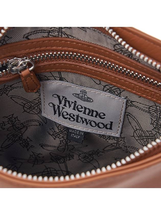 Square Logo Cross Bag Brown - VIVIENNE WESTWOOD - BALAAN 11